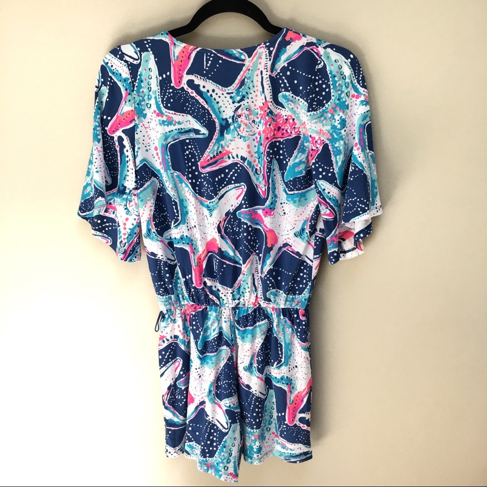 SOLD - Lilly Pulitzer Madilyn Romper Starstruck - Picture 8 of 8